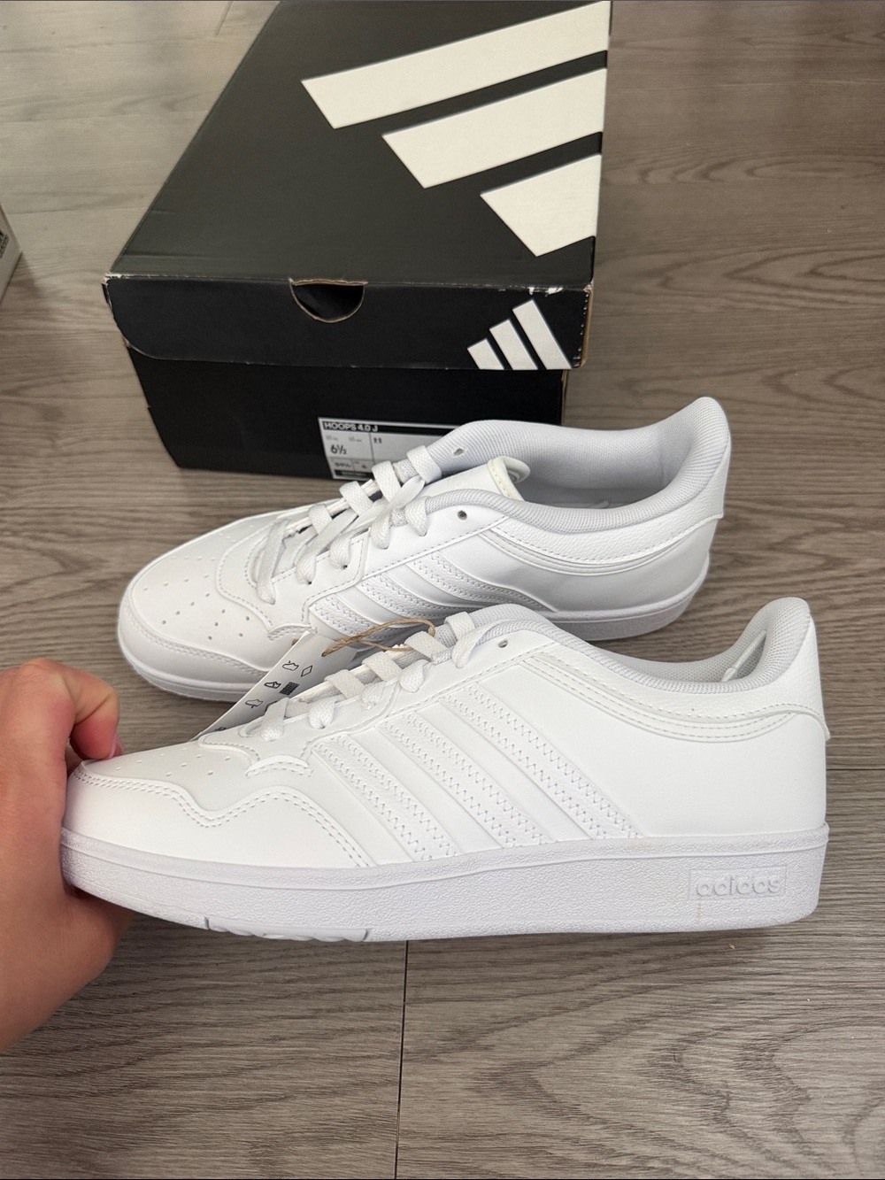 Adidas hoops 4.0 low-top sneakers